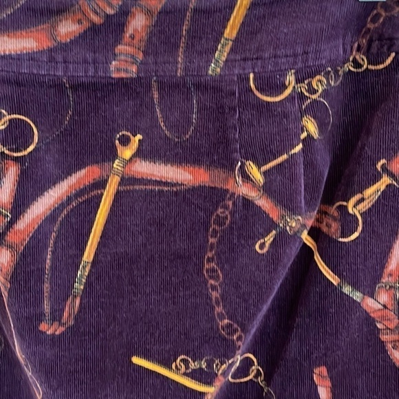 NWT Talbots thin corduroy “horse-bit ”mini skirt Sz. 2 Petite - Picture 4 of 13